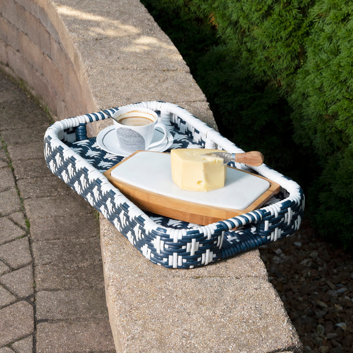 Domenica Bar Cart Joss & Main Top Color: Blue/white