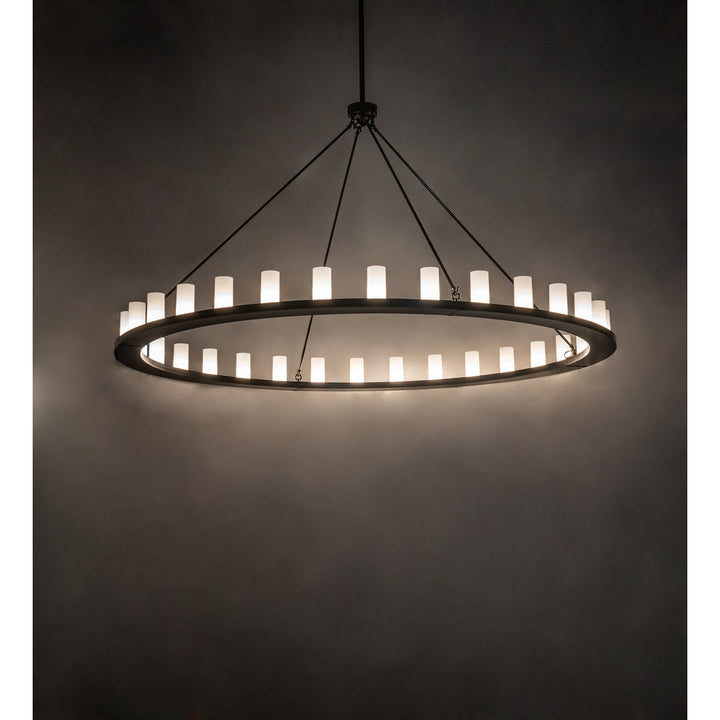 96" Wide Loxley 32 Light Chandelier Meyda Lighting
