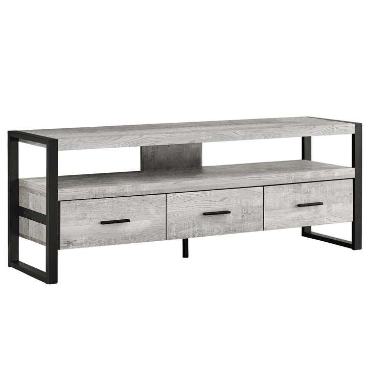 Hallatrow TV Stand for TVs up to 65" Union Rustic Color: Gray/Black
