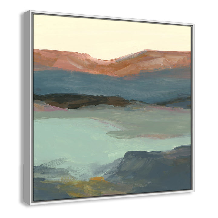 Rolling Bluffs by Carol Robinson - Painting Print Joss & Main Size: 31.5" H x 31.5" W x 2" D Format: White Framed Canvas