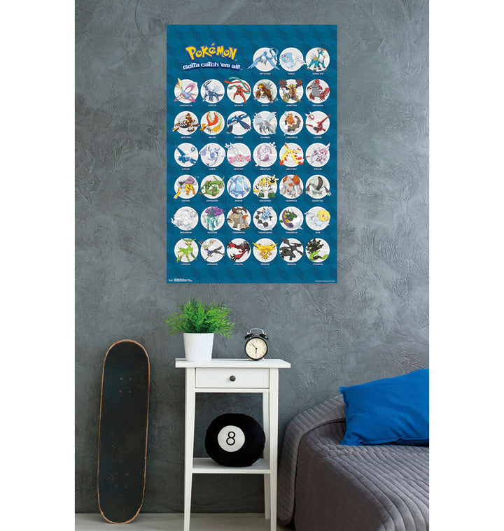 Pokémon - Legendary Paper Print Trends International