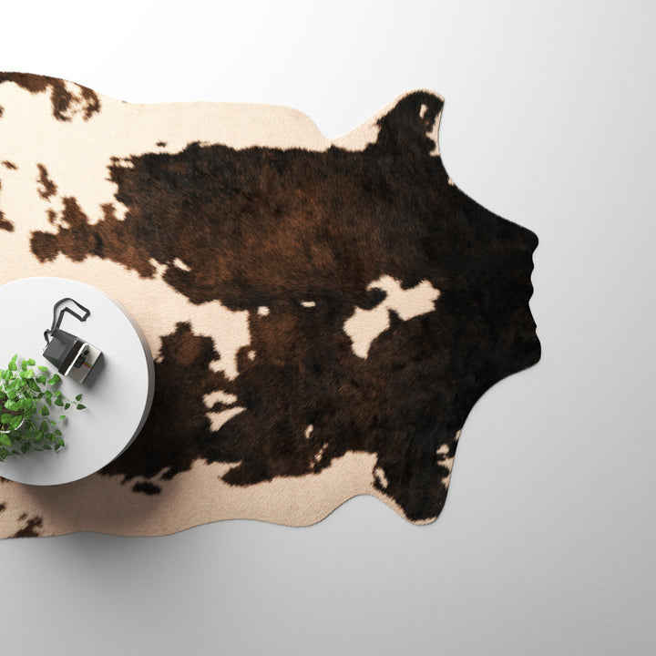 Epic Faux Cowhide Beige/Brown Area Rug AllModern Rug Size: Novelty 5' x 6'6"