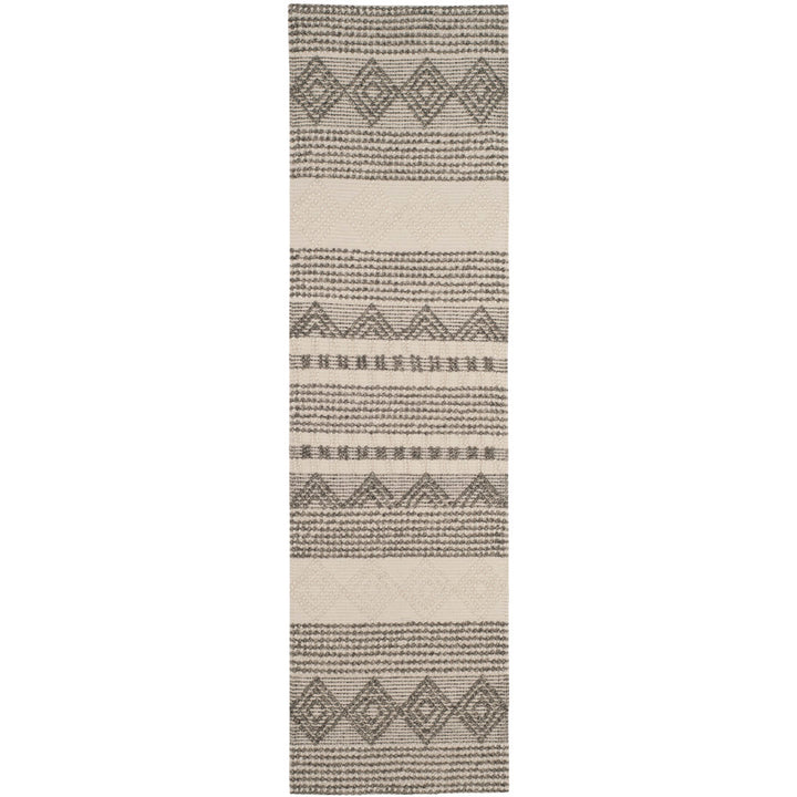 Jacques Hand Woven 60% Wool And 40% Cotton Striped Rug Union Rustic Rug Size: Runner 2'3" x 8'