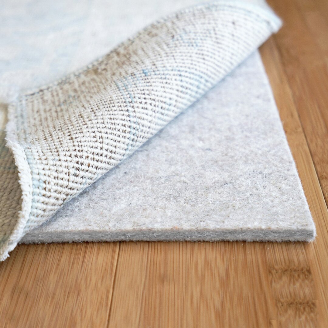 Eco-Plush 100% Felt Premium Cushioned Rug Pad (1/4") RugPadUSA Rug Pad Size: Square 8'