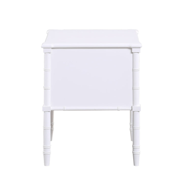 Peggy 2-Drawer Nightstand Three Posts™ Color: White