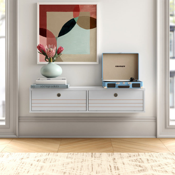 Darryl Floating TV Stand for TVs up to 48" Zipcode Design™ Color: White