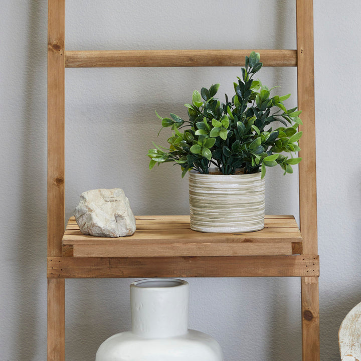 Traditional Plastic Textured Artificial Foliage Plant in Pot Birch Lane™