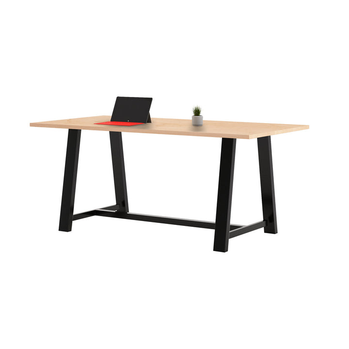 Midtown Solid Wood Breakroom Table KFI Studios Size: 36" H x 84" L x 42" W Top Finish: Walnut