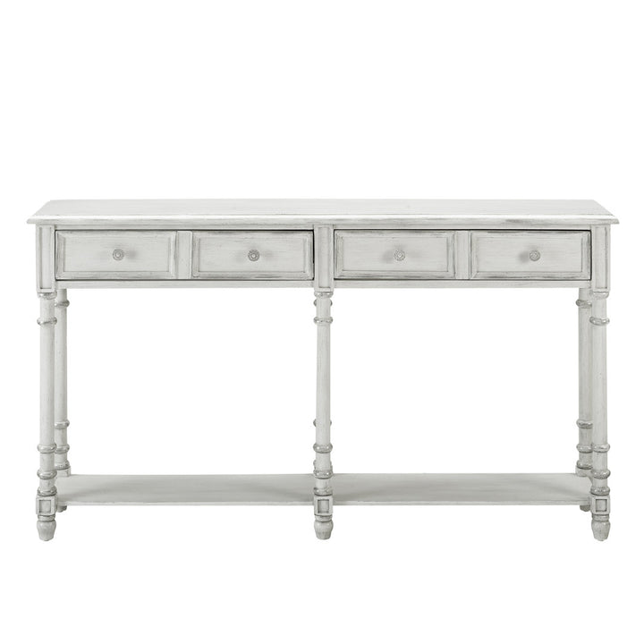 Belichick 58" Console Table Kelly Clarkson Home Color: White