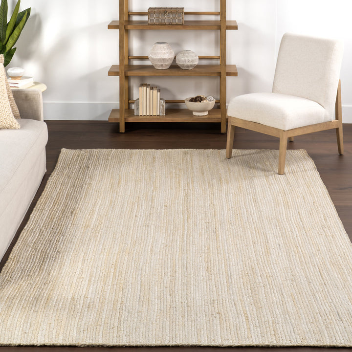 Cruise Handmade Braided Jute Area Rug in Off White Highland Dunes Rug Size: Rectangle 6' x 9'