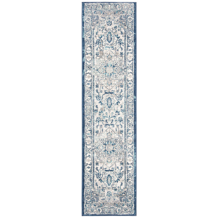Camila Light Gray/Blue Oriental Rug Kelly Clarkson Home Rug Size: Runner 2' x 12'