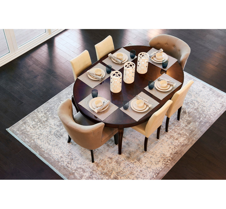 Teadora Gray/Light Blue/Ivory Area Rug Bungalow Rose Rug Size: Rectangle 4'1" x 6'1"