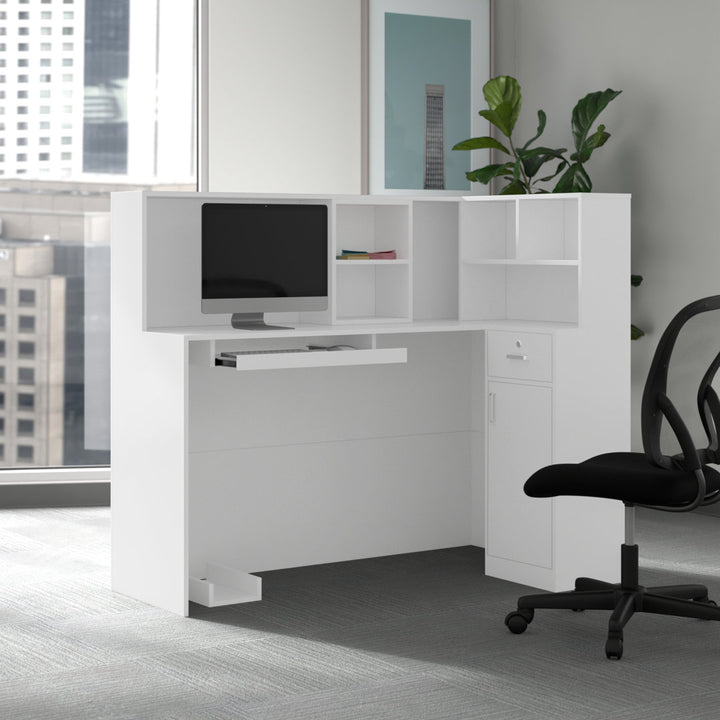 Wood Reception Desk Wade Logan®