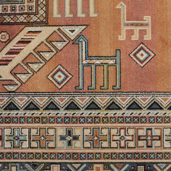 Ovid Oriental Machine Woven Area Rug AllModern Rug Size: Rectangle 5'3" x 7'6"