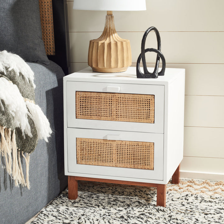 Linaris 2 - Drawer Nightstand Ivy Bronx Color: White