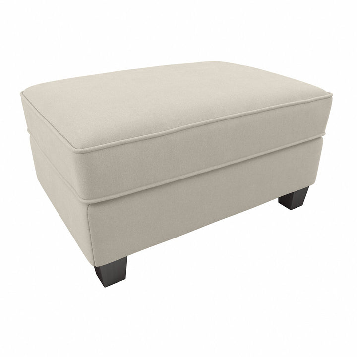 Alitza 34.49'' Wide Rectangle Storage Ottoman Wade Logan® Body Fabric: Cream