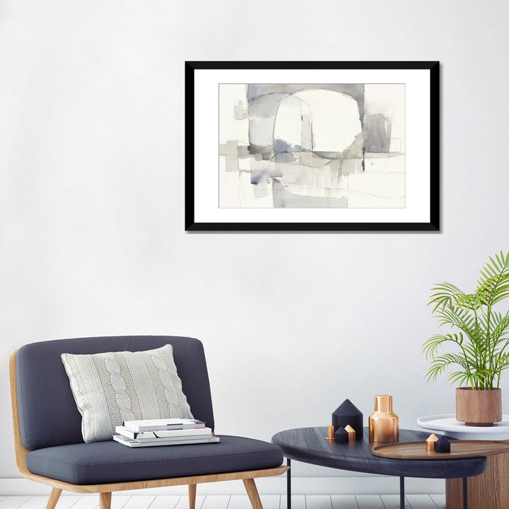 Pastel Seascape II by Christy Mckee - Wrapped Canvas Graphic Art Print Sand & Stable™ Size: 16" H x 24" W x 1" D Format: Black Framed