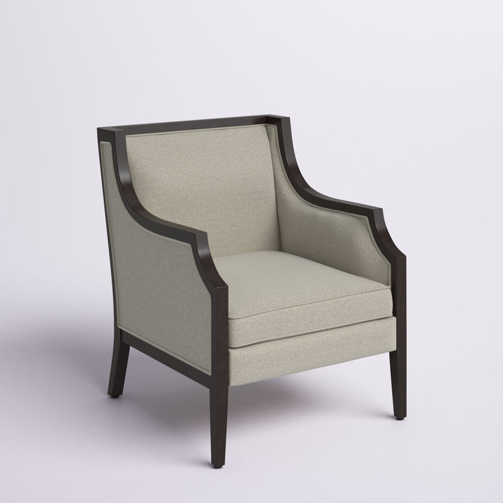 Akiyo 31" W Polyester Armchair Lark Manor™ Fabric: Linen 100% Polyester