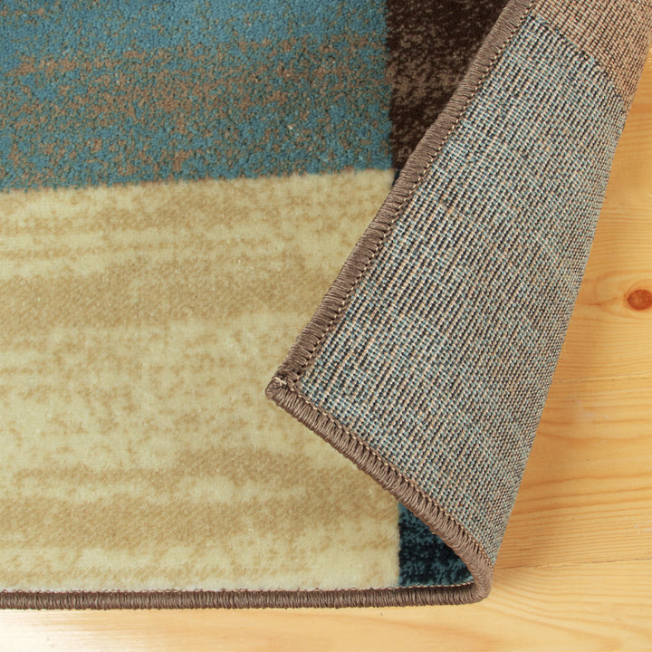 Churchton Majolica Blue Area Rug Ebern Designs Rug Size: Rectangle 9' x 12'