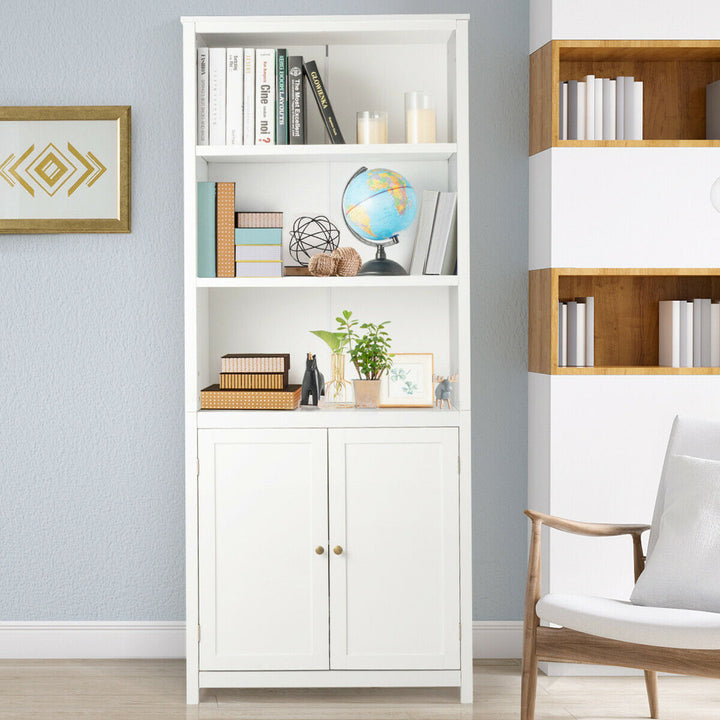 Aydan 71.5" H x 29" W Standard Bookcase Three Posts™ Color: White