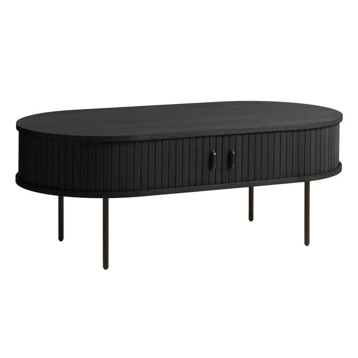 Iris Coffee Table AllModern Color: Black Oak