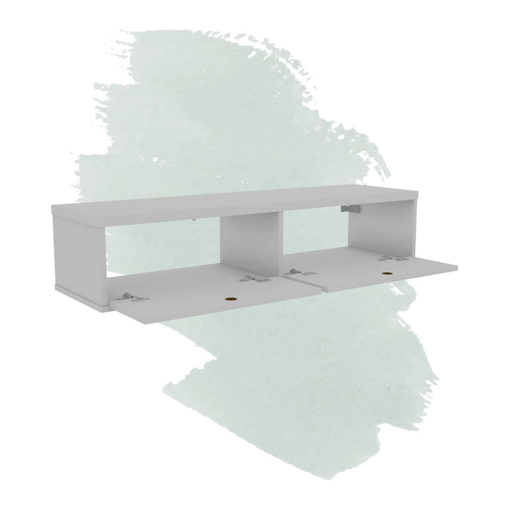 Darryl Floating TV Stand for TVs up to 48" Zipcode Design™ Color: White