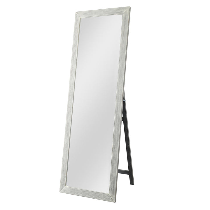 Eldorado Modern & Contemporary Full Length Mirror Three Posts™ Finish: White