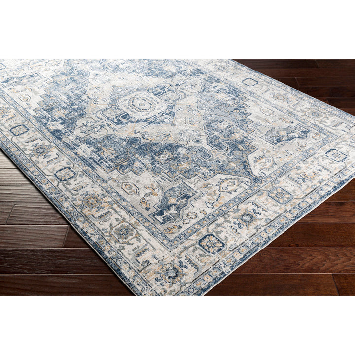 Doyon Oriental Gray/Blue Area Rug Langley Street® Rug Size: Rectangle 7'10" x 10'