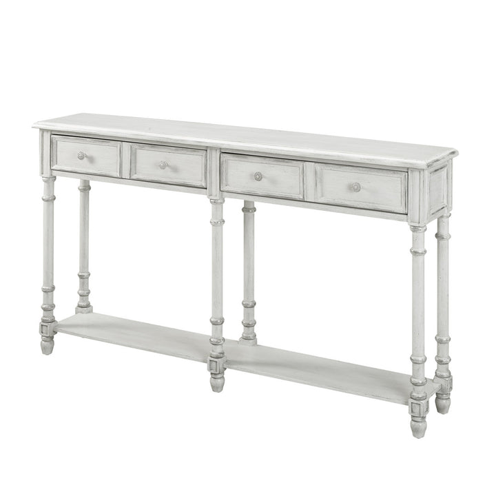 Belichick 58" Console Table Kelly Clarkson Home Color: White