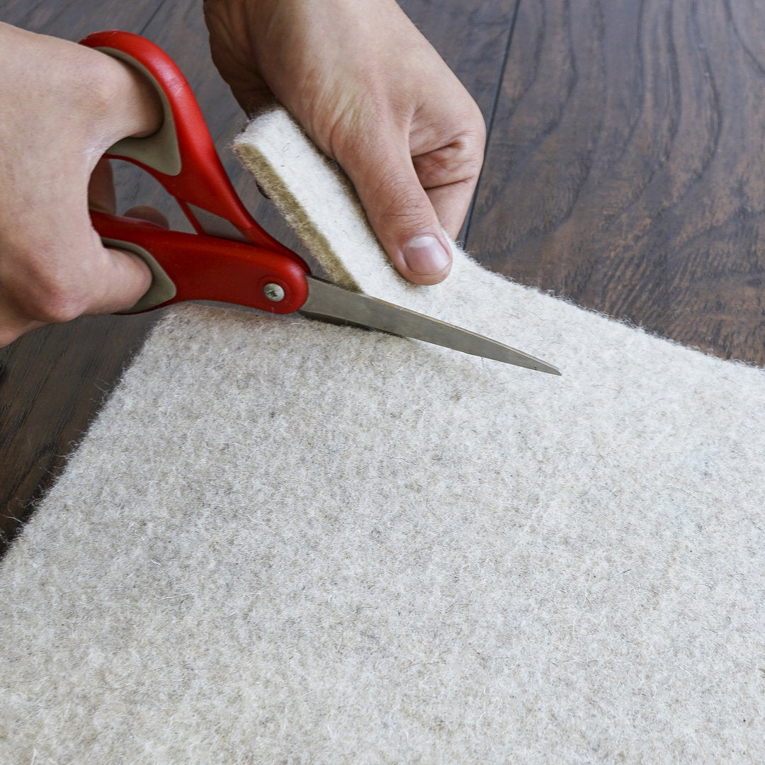 Eco-Plush 100% Felt Premium Cushioned Rug Pad (1/4") RugPadUSA Rug Pad Size: Rectangle 8' x 11'