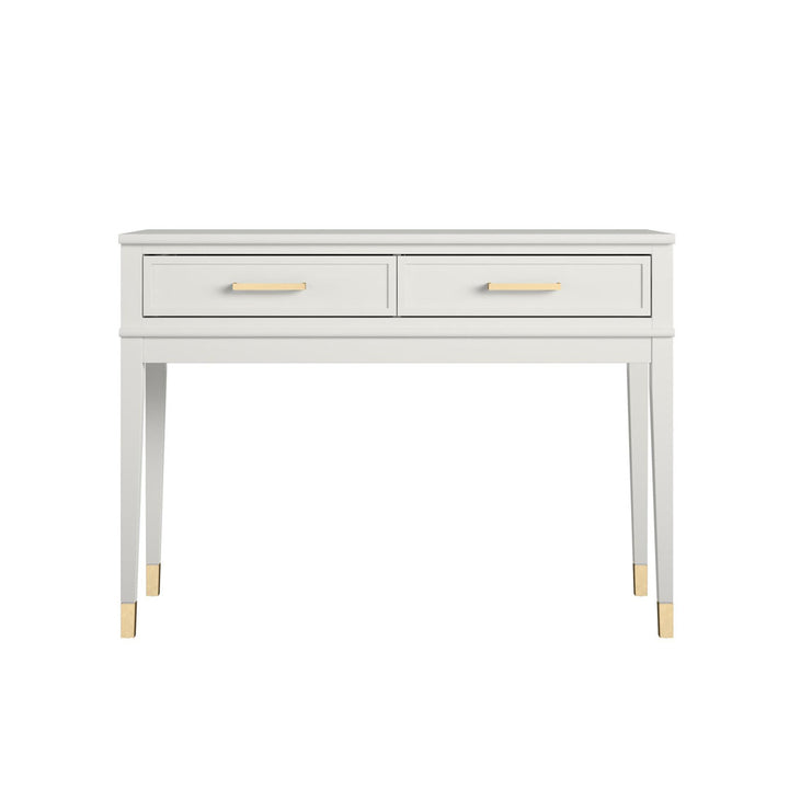 Westerleigh 41.1" Console Table CosmoLiving by Cosmopolitan Color: White