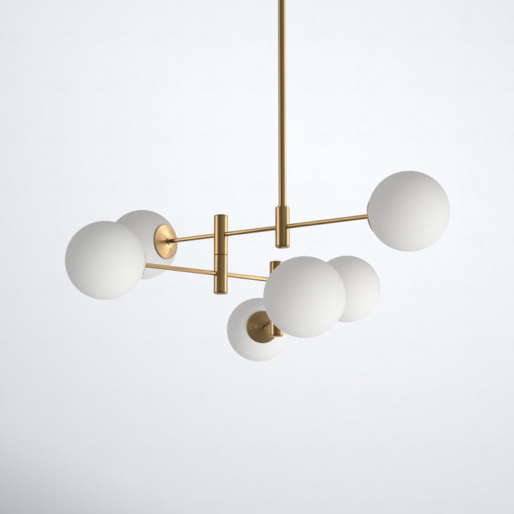 Vika 6 - Light Unique / Statement Linear Chandelier AllModern