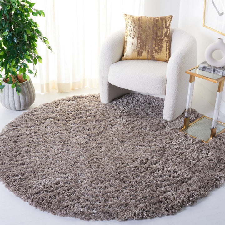 Hermina Mushroom Area Rug Willa Arlo™ Interiors Rug Size: Round 6'7"