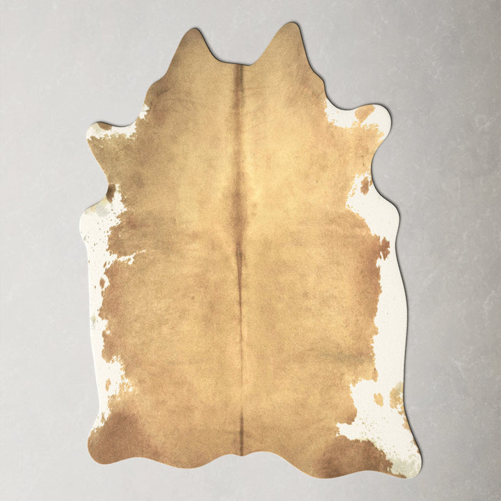 Charlize Hand Curated Cowhide Contemporary Whitish Beige 13 Area Rug AllModern Rug Size: Novelty 6' x 8'