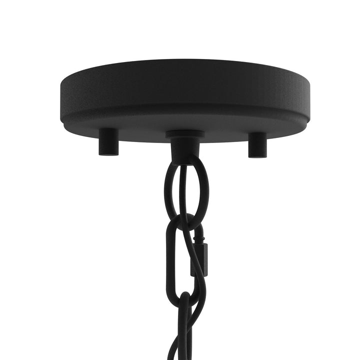 Avalee 12 - Light Living Room Steel Dimmable Wagon Wheel Chandelier UL Certified Lark Manor™ Finish: Classic Black/Contemporary Brass