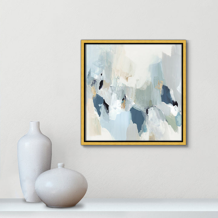 Little Talks II by Isabelle Z - Picture Frame Print on Canvas Casa Fine Arts Size: 13.5" H x 13.5" W x 2" D Format: Gold Framed Canvas