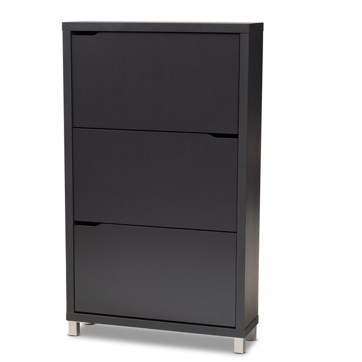 Cade 18 Pair Shoe Storage Cabinet Rebrilliant Finish: Gray