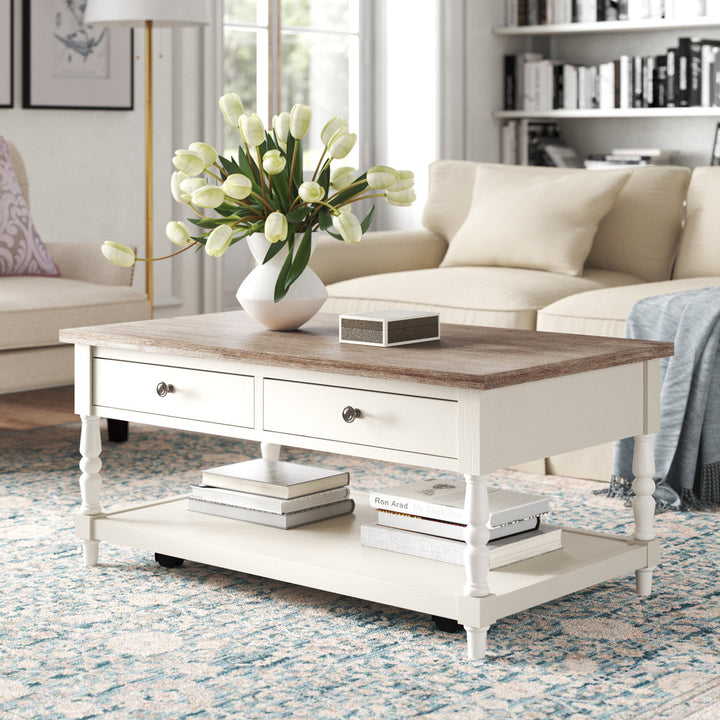 Braxxton Coffee Table with Storage Rosalind Wheeler