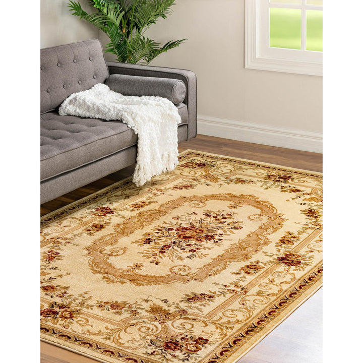 Debora Oriental Cream Area Rug Lark Manor™ Rug Size: Rectangle 7'10" x 11'