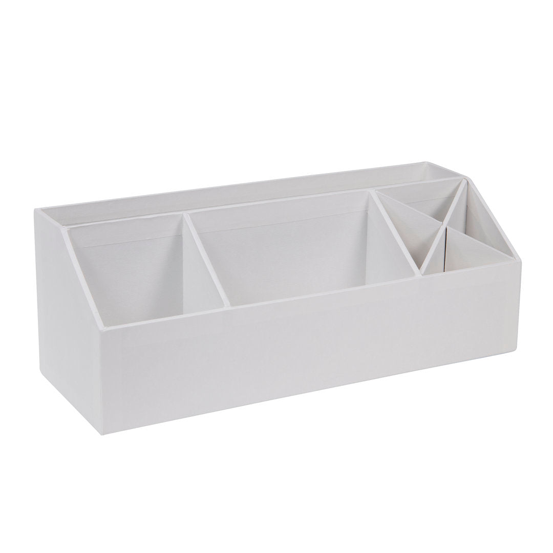 Elisa Desk Supplies Organizer Bigso Color: White