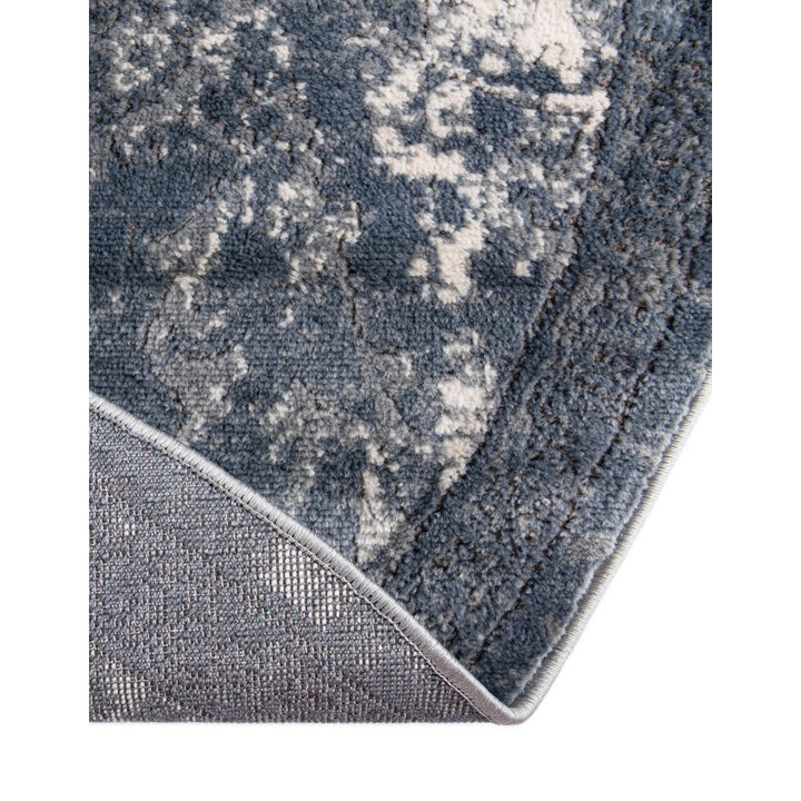 Charters Towers Oriental Blue Area Rug Langley Street® Rug Size: Round 7'1"