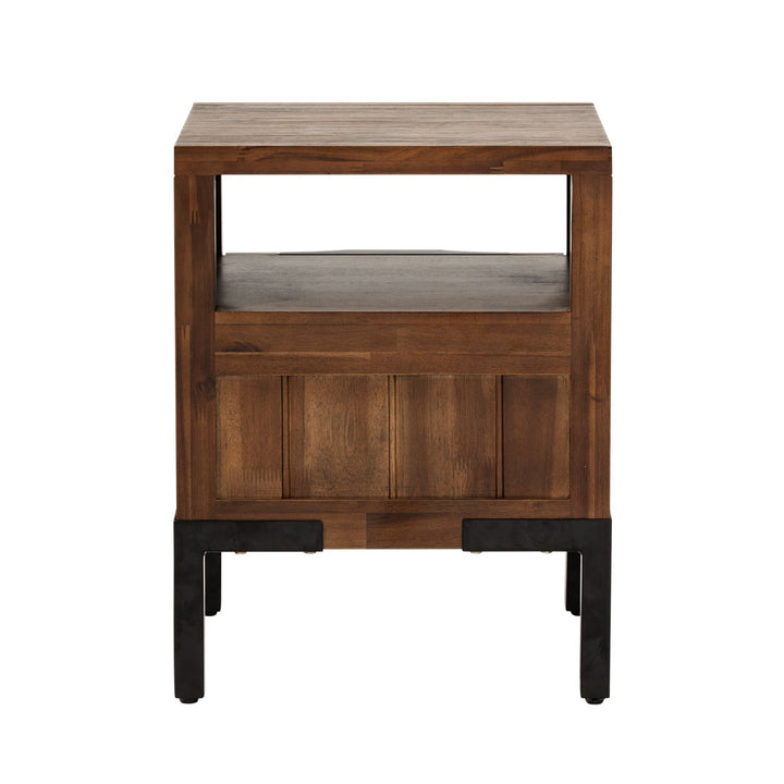Miller Solid Wood Nightstand, Side Table Millwood Pines