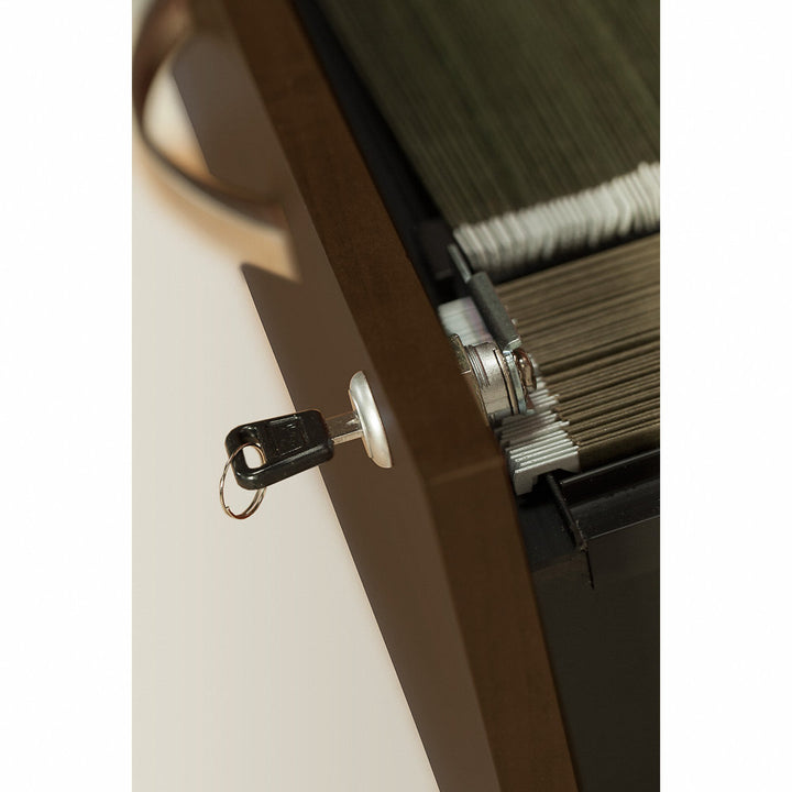 Series C L Shaped Desk with Mobile File Cabinet Bush Business Furniture Color: Mocha Cherry/Mocha Cherry Orientation: Right