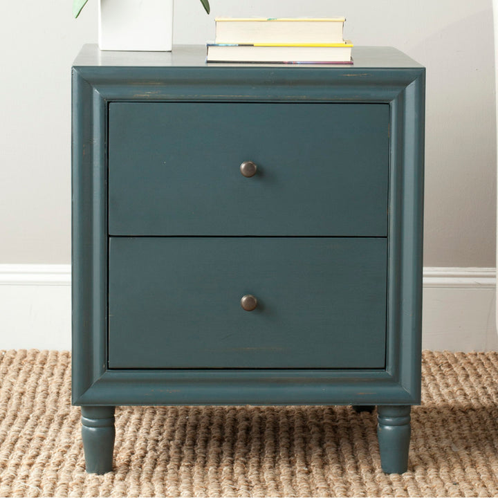 Sadie 2 Drawer Nightstand Breakwater Bay Color: Steel Teal