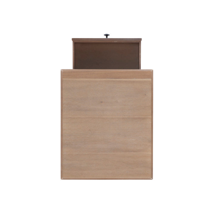 Birkley End Table with Storage Drawer Sand & Stable™ Color: Natural