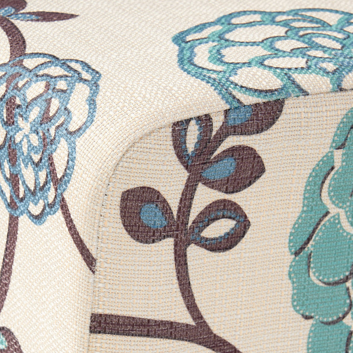 Olin Upholstered Parsons Chair (Set of 2) Alcott Hill® Upholstery Color: White/Blue Floral