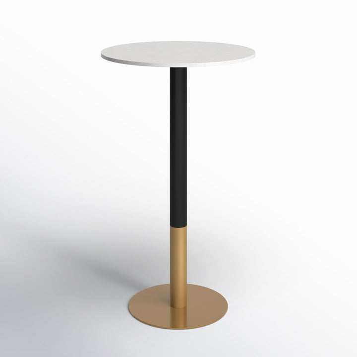 Brock Counter Height Dining Table Etta Avenue™ Top Color: White