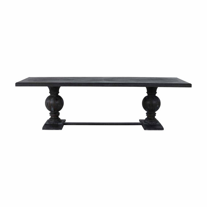 Matthew 105" Mindi Solid Wood Trestle Dining Table Gabby