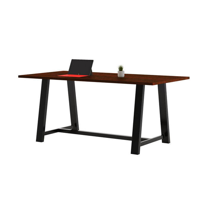 Midtown Solid Wood Breakroom Table KFI Studios Size: 36" H x 84" L x 42" W Top Finish: Walnut