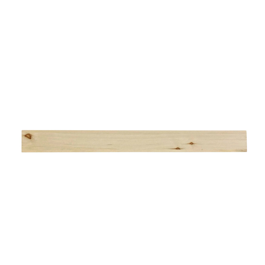Cecilia Fireplace Shelf Mantel Millwood Pines Size (Depth x Front x Back): 6" D Shelf Length: 66", Finish: Unfinished